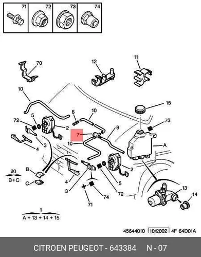 3WEGEVERBINDUNG 6433 84 PSA