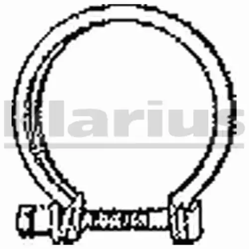 Хомут глушителя KLARIUS 430364
