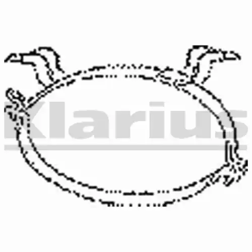 Хомут глушителя KLARIUS 430371