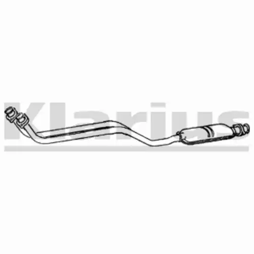 глушитель передняя часть MB 250300 KLARIUS