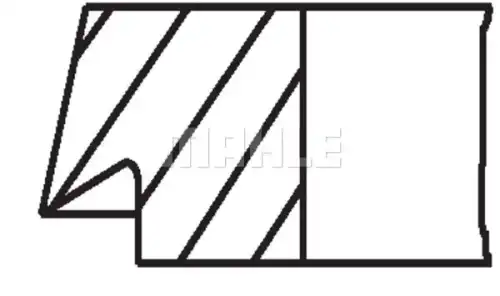 Кольца поршневые MAHLE 030 32 V0