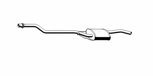 глушитель средняя часть MB 364034 ERNST