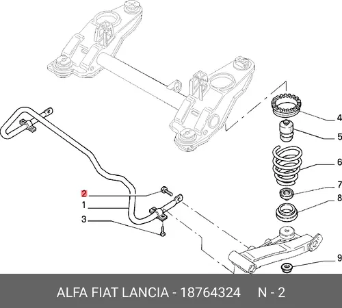 ВИНТ 18764324 FIAT