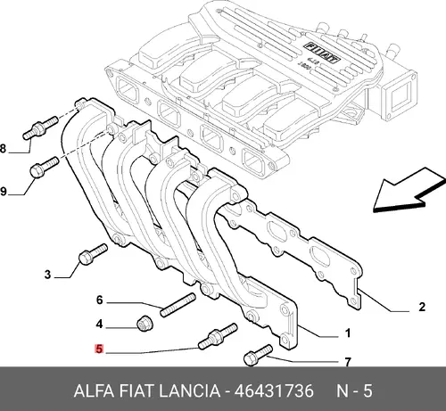 ВИНТ 46431736 FIAT