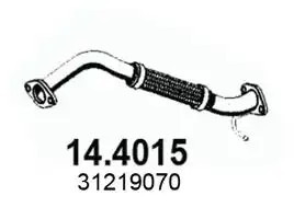 Гофра глушителя ASSO 14.4015 L= d=