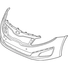 БАМПЕР ПЕРЕДНИЙ 86511-4C500 KIA
