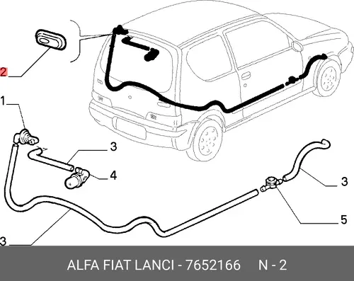 ПРОБКА 7652166 FIAT
