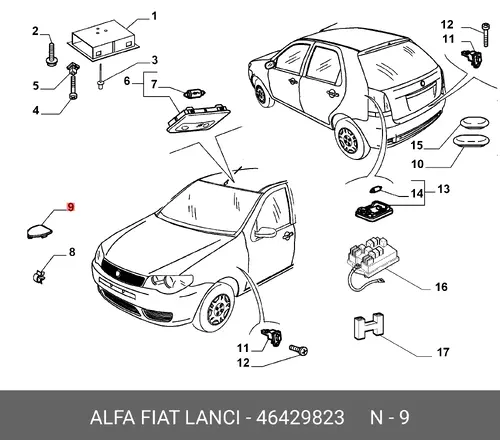 ПРОБКА 46429823 FIAT