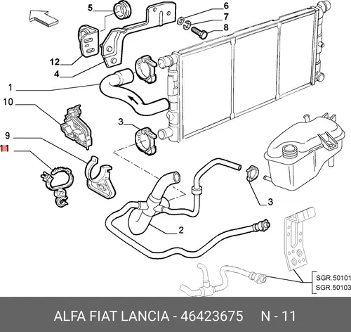 ПРУЖИНКА 46423675 FIAT