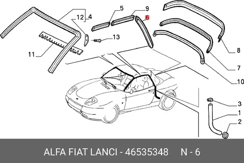 УПЛОТНЕНИЕ 46535348 FIAT