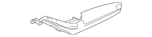 Ручка двери MB 167 720 26 02 8U03
