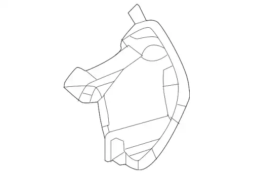 Support Bracket !Rear Left \20>23 MB GLE 350 2.0L L4 167 885 77 00