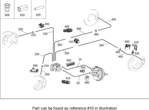 BRAKE LINE 1674208200 MB