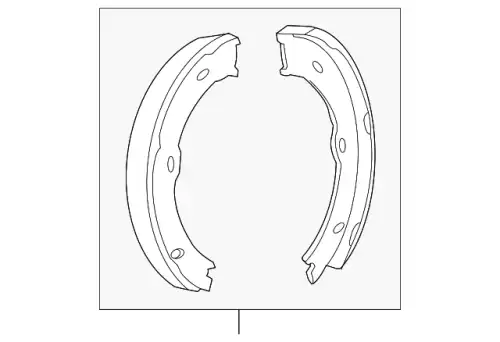 Тормозные колодки барабанные MB 9104202600