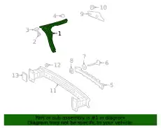 BUMPER LATERAL SUPPORT 1778850900 MB