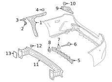 BUMPER LATERAL SUPPORT 1778850900 MB
