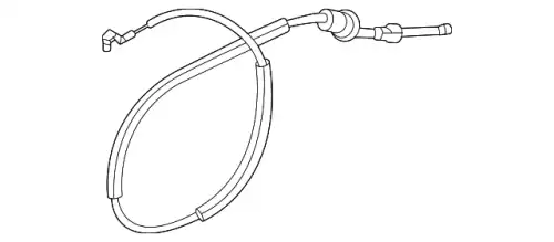 167 760 14 00 Lock Cable !Front \20>23 MB GLE 350 2.0L L4