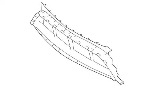 2908857800 COVER, BUMPER AREA MB