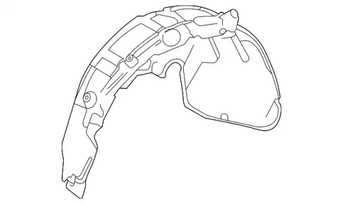 Подкрылок MB 167 690 42 00
