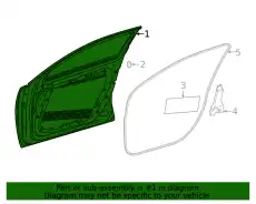 Door Shell !Right \19>22 MB A 220 2.0L L4 177 720 68 05