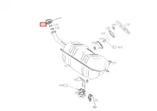 0004700800 FUEL FILLER CAP MB