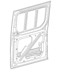 Door Shell !Right \19>23 MB Sprinter 1500 2.0L L4 9107307900
