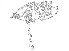 MIRROR FRAME 167 810 92 01 MB