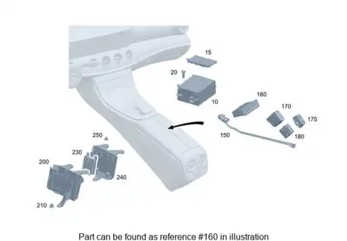 Connection Unit ! \MB 167 820 14 02