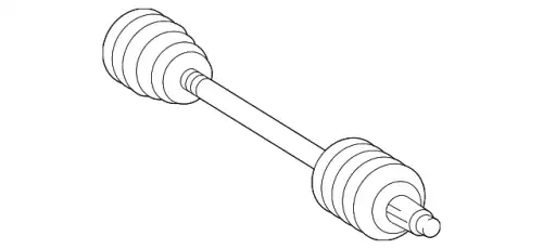 REAR AXLE SHAFT 2303507600 MB