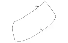 1677401800 REAR WINDOW, TINTED MB