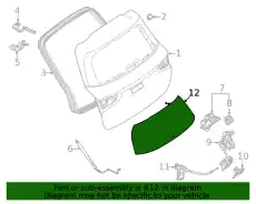 1677401800 REAR WINDOW, TINTED MB