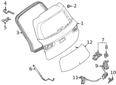 1677401800 REAR WINDOW, TINTED MB