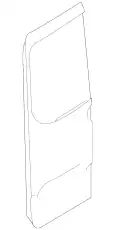 Door Shell !Rear Right \19>23 MB Sprinter 1500 2.0L L4 9077405200