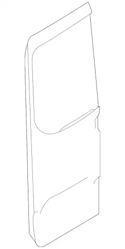 Door Shell !Rear Left \19>23 MB Sprinter 1500 2.0L L4 9077405300