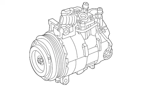 REFRIGERANT COMPRESSOR 000830460280 MB