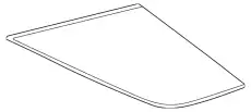 SIDE WINDOW PANE, TINTED 167 670 84 00 MB