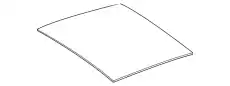 1677802100 SLIDING ROOF PANEL, GLASS MB