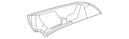 Trim Panel !Front Right \20>23 MB GLE 350 2.0L L4 167 720 78 02
