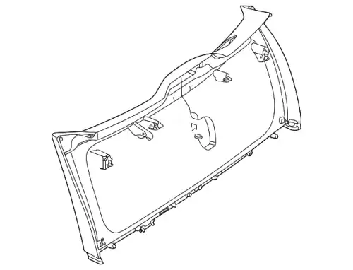 TRIM, REAR-END DOOR 16774023007P82 MB