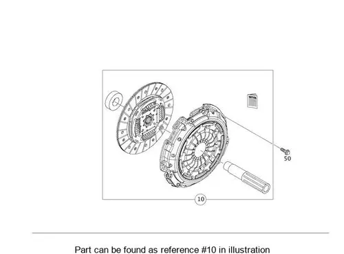 TS SINGLE DRY DISC CLUTCH 4532500400 MB