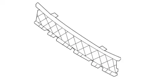 Решетка бампера MB 167 885 56 04