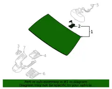 1676700300 WINDSHIELD MB