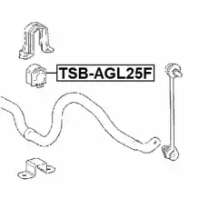 ВТУЛКА ПЕРЕДНЕГО СТАБИЛИЗАТОРА TSB-AGL25F FEBEST