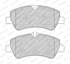Тормозные колодки дисковые задняя ось FERODO FVR5075