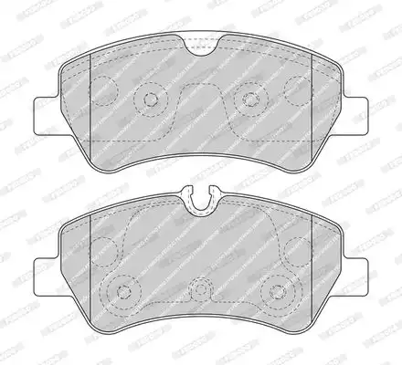 Тормозные колодки дисковые задняя ось FERODO FVR5075