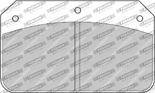 Тормозные колодки дисковые FERODO FRP502H