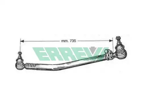 Рулевая тяга ERREVI 712908