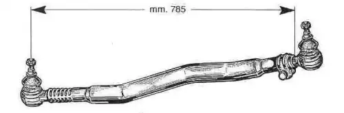 Рулевая тяга ERREVI 712719