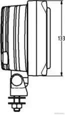 Фара противотуманная HERTH+BUSS 81660053