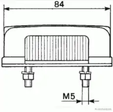 фонарь осв.номерного знака IVEC 84750016 HERTH+BUSS